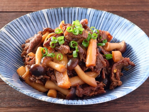 牛肉としめじのしぐれ煮